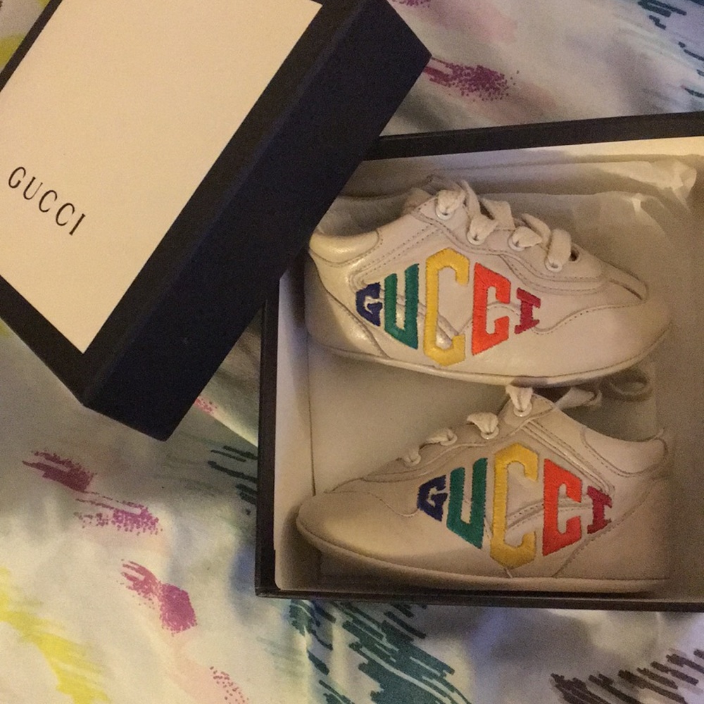 Infant Gucci sneakers size 3c
